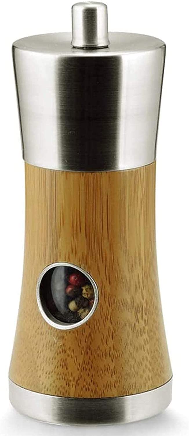 Premium JYYBN Pepper Grinder - Adjustable Ceramic Rotor Manual Salt & Pepper Mill for Kitchen, Spice Jar with Coarse to Fine Grind Settings - Perfect for Cooking, Dining & Gourmet Seasoning