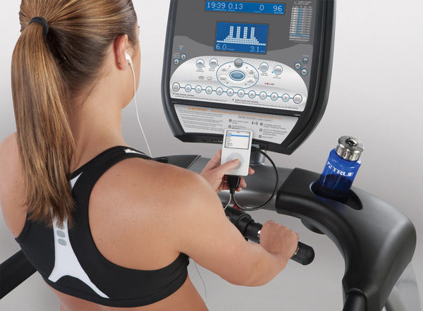 TRUE Fitness LC1100 Treadmill with 2 Windows - Home Gym Cardio Equipment for Running & Walking Workouts - Perfect for Small Spaces & Apartment Fitness