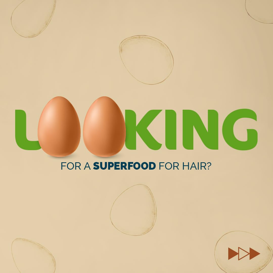Lele Egg Protein Shampoo for Dry & Damaged Hair - Nourishing Treatment for Men, Women & Kids (200ml) - Revitalizes Hair for Daily Use at Home or Salon