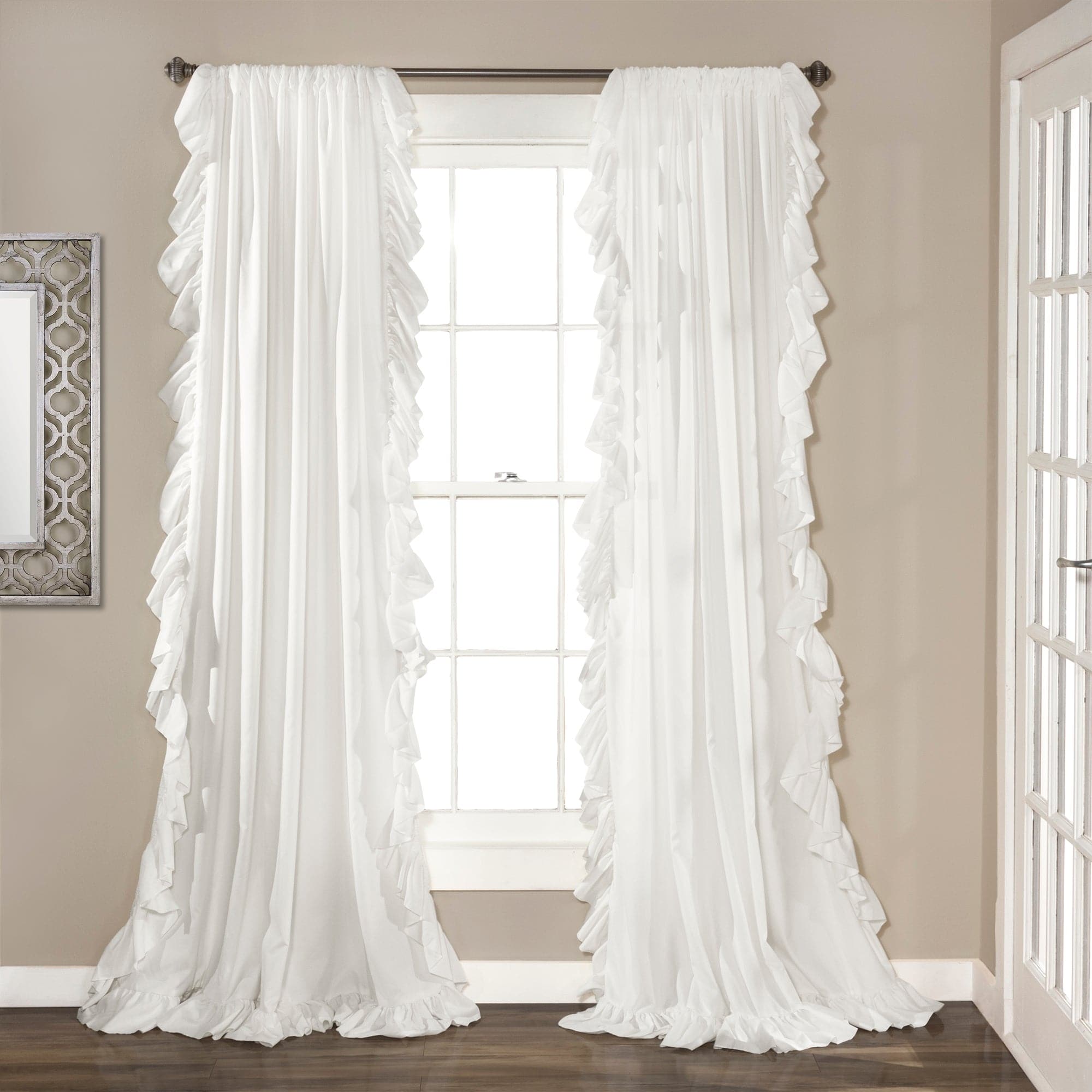 Reyna Window Curtain Panel Set - Blackout Thermal Insulated Drapes for Living Room & Bedroom - Noise Reducing & Energy Saving Home Decor