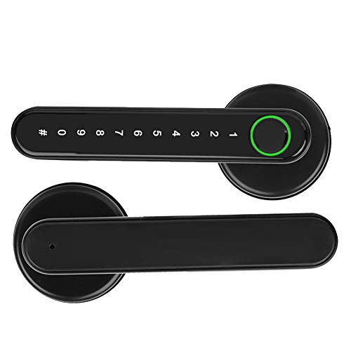 Smart Fingerprint Door Lock - 4-in-1 Keyless Entry with Fingerprint, Password, Bluetooth APP & Physical Key | High Security Electronic Deadbolt for Home, Apartment & Office Use