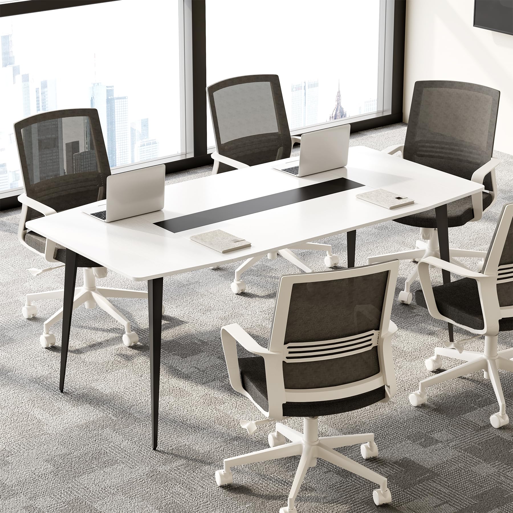 6 FT Boat Shaped Conference Table - 70.86