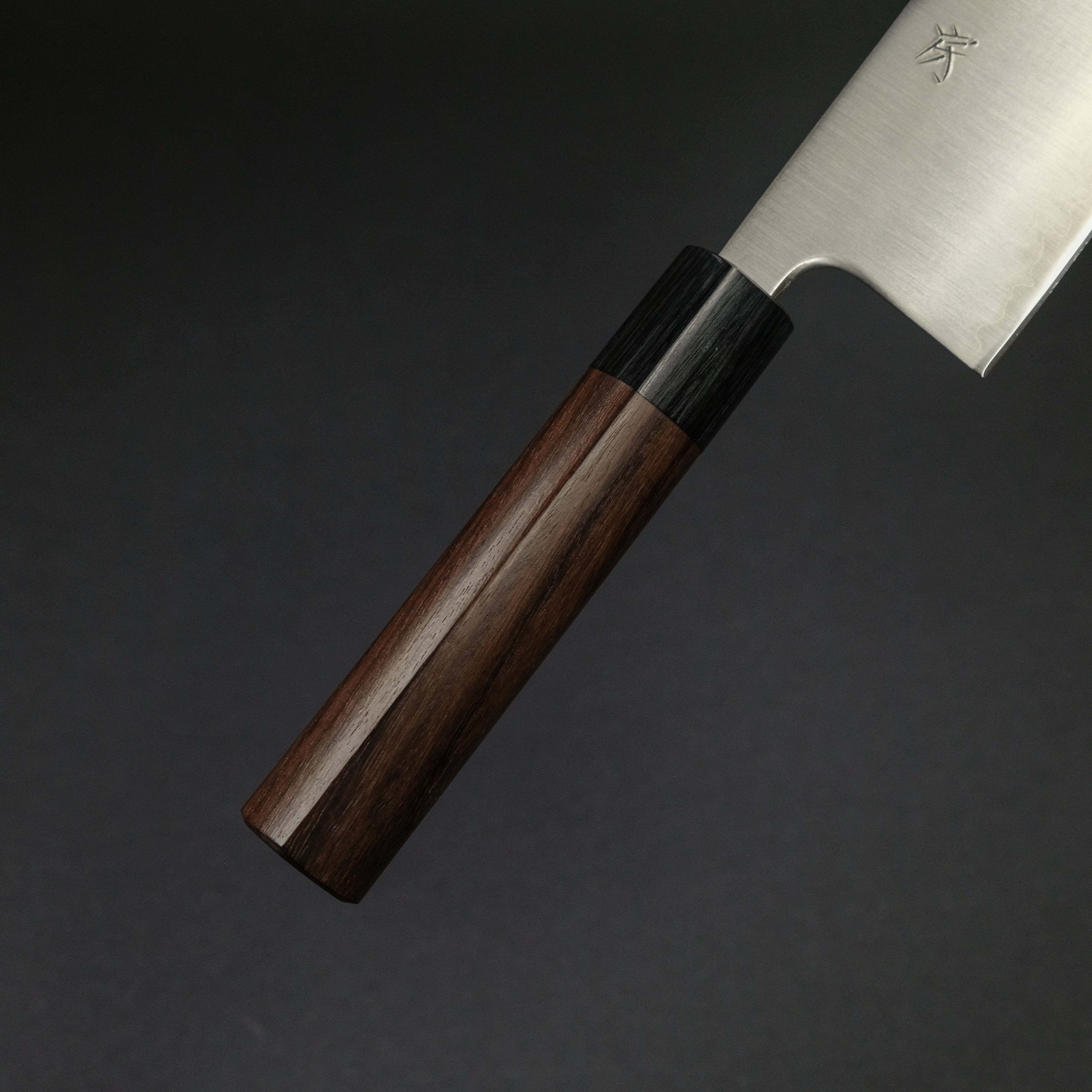 Premium Akifusa Blue Super Nakiri Knife 165mm - Japanese High-Carbon Steel Blade with Rosewood Handle - Perfect for Sushi, Vegetables & Precision Cutting