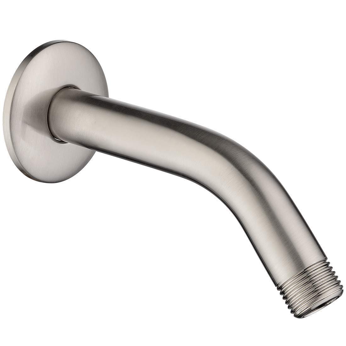 BRIGHT SHOWRS High Pressure Rain Shower Head Combo with Handheld Shower Head & 6 Inch Brass Shower Arm - Brushed Nickel Finish for Luxurious Bathroom Upgrade | Perfect for Spa-Like Experience and Modern Bathroom Renovation