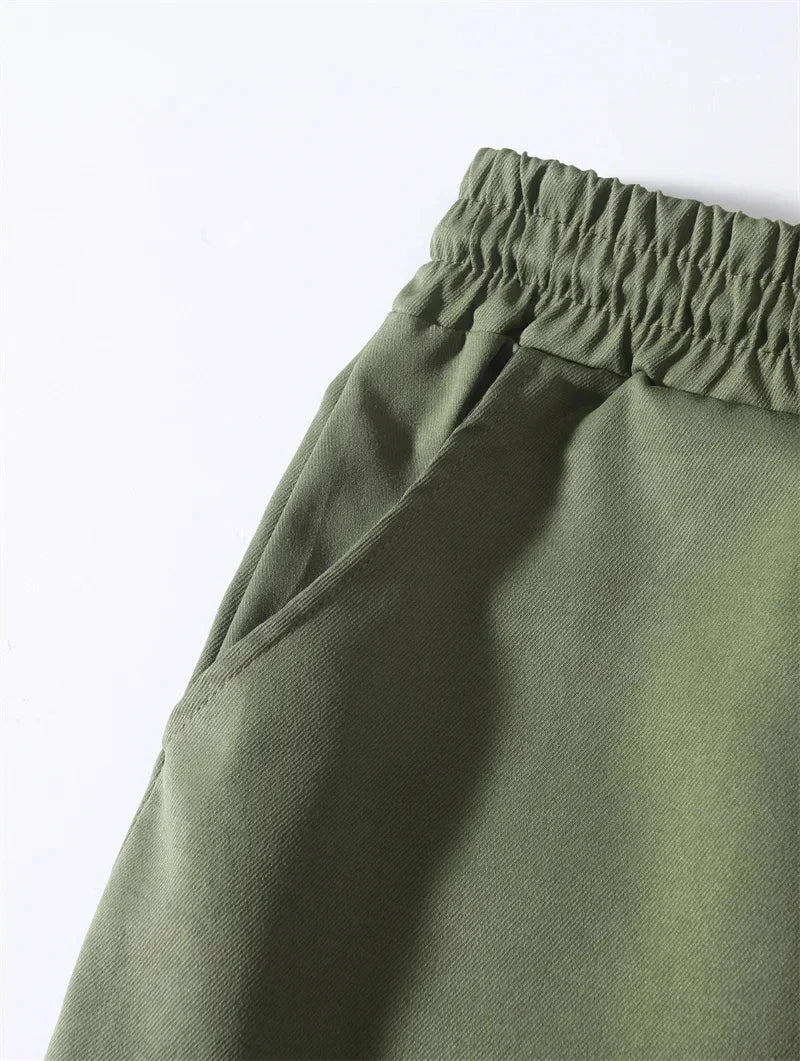 Men's Cargo Pants - Loose Fit Straight Leg Joggers, Large Size Casual Sweatpants with Multiple Pockets | Outdoor Hiking, Workwear & Streetwear Fashion