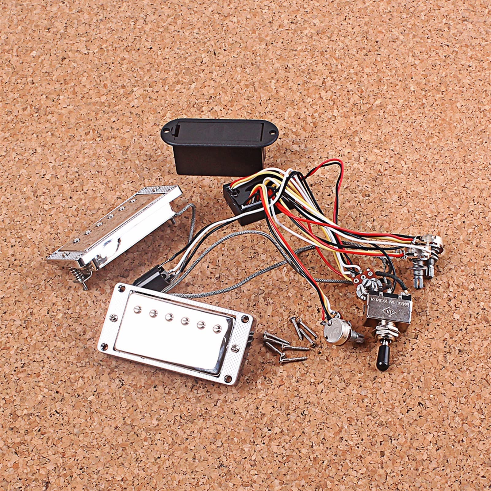 Premium Steel Guitar Pickup Set - High-Quality Replacement Kit for Electric Guitars | Perfect for Upgrades, Repairs & DIY Projects | Ideal for Musicians, Luthiers & Guitar Enthusiasts