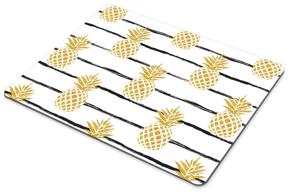 Premium Pineapple Mouse Pad - Non-Slip Fruit Design Gaming & Office Desk Mat - Square Mousepad for Computer, Laptop, Home & Office Decor Accessories (Perfect for Work, Gaming & Study Setup)