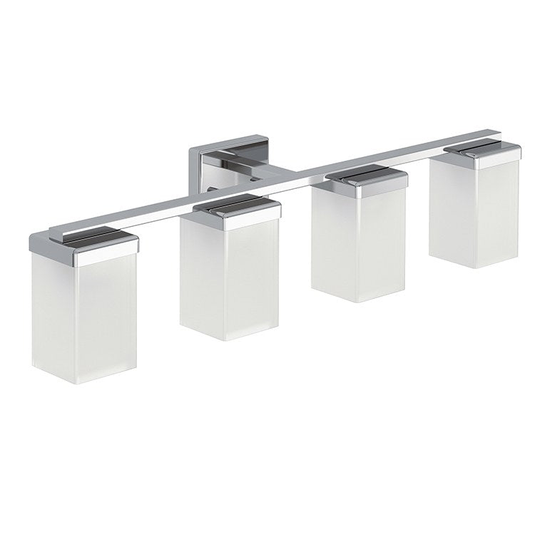 90 Degree 4-Light Bathroom Vanity Light Fixture - Modern LED Wall Sconce for Makeup Mirror Lighting, Perfect for Bathroom, Dressing Room & Bedroom Vanity Areas