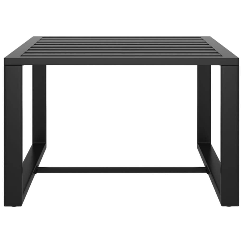 vidaXL 8-Piece Aluminum Patio Lounge Set with Cushions - Anthracite Grey Weather-Resistant Outdoor Furniture - Modular Sectional Sofa for Backyard, Poolside & Garden Relaxation