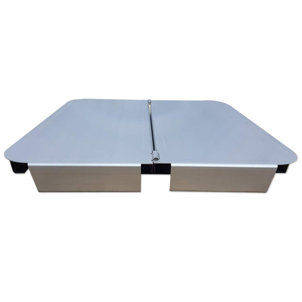 Fireproof Metal Heat Shield & Fire Pit Base Pad - Deck Defender & Grass Guard for Outdoor Use - Heat Resistant Protector for Patio, Deck & Lawn - Perfect for Backyard Bonfires, Camping & Outdoor Gatherings