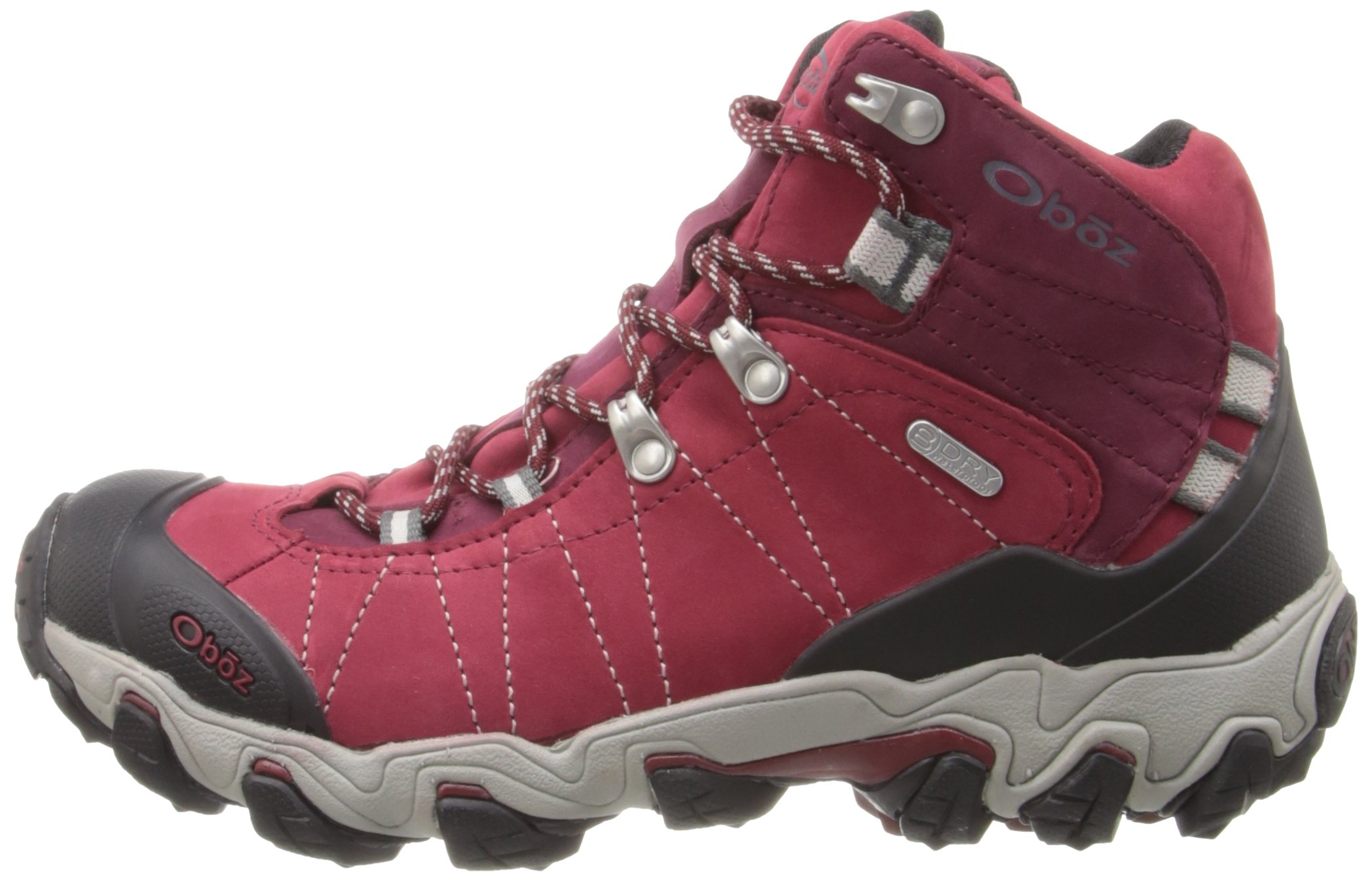 Oboz Women's Bridger Mid B-DRY Waterproof Hiking Boots - Lightweight & Durable for Outdoor Adventures, Trail Walking & Backpacking