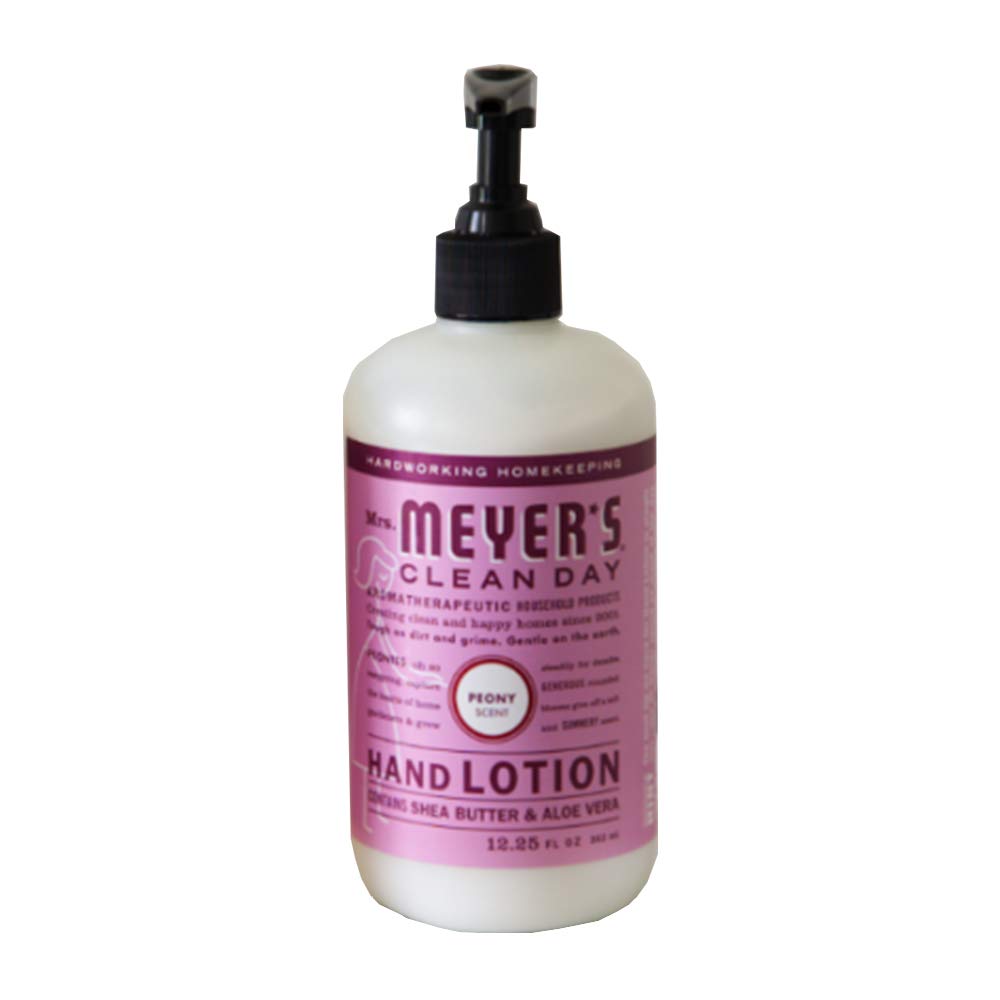Mrs. Meyers Clean Day Liquid Hand Soap & Hand Lotion Set - Rainwater Scent, 12.5oz Soap + 12oz Lotion (2-Pack) | Gentle, Plant-Derived Formula for Kitchen, Bathroom & Office Use