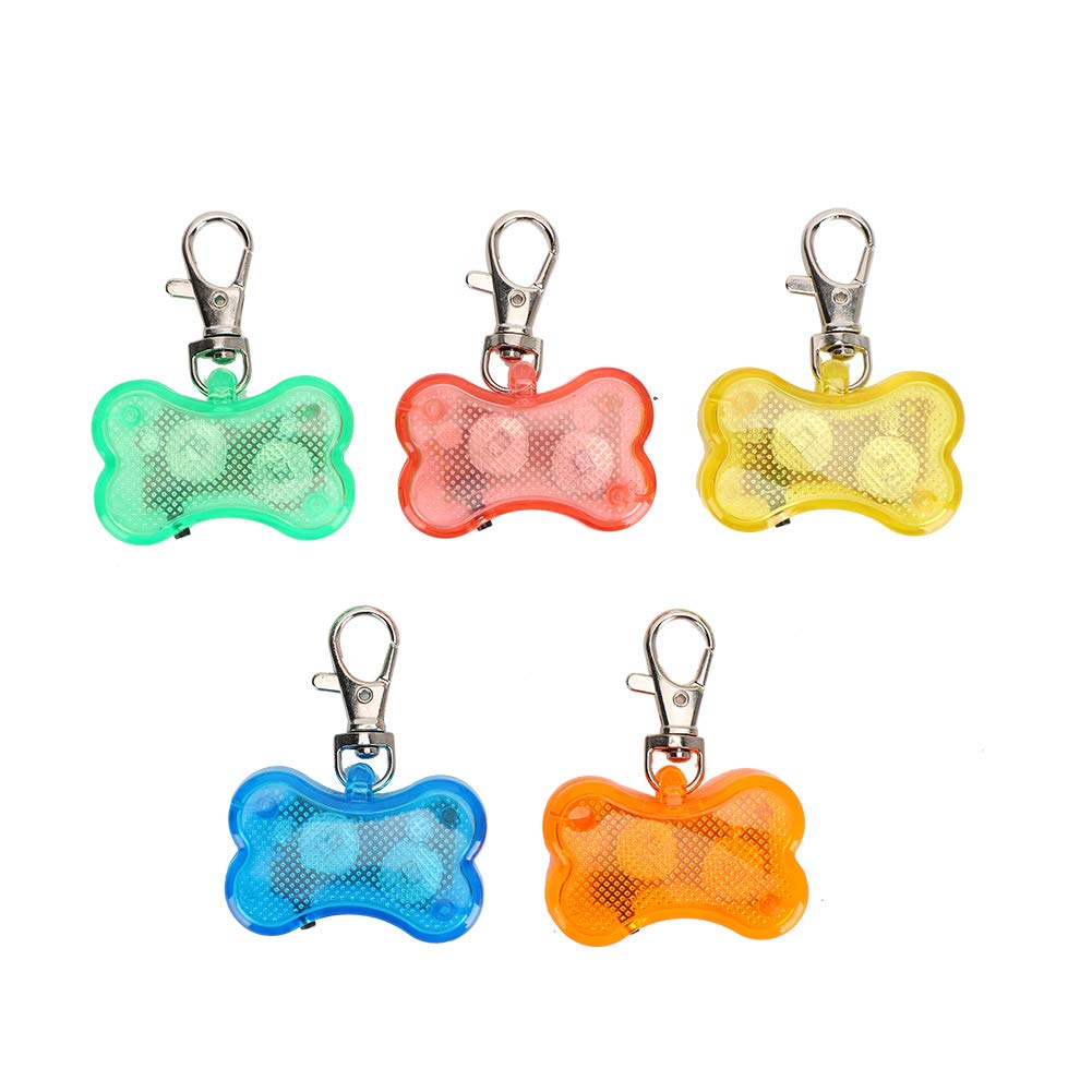 **LED Glowing Pet Pendant - Night Safety Collar Accessory with Flashlight for Dogs & Cats - Perfect for Night Walks, Hiking & Outdoor Adventures**
