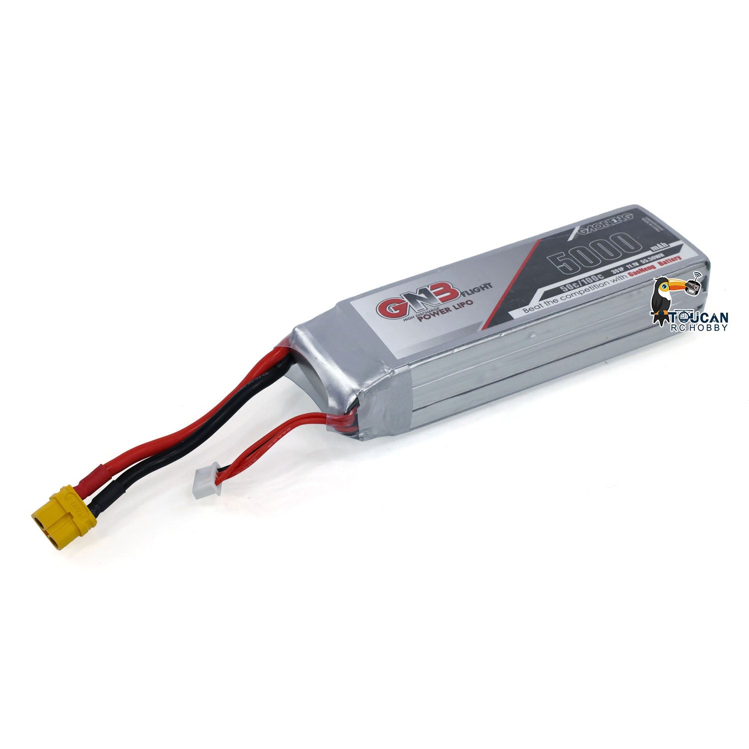 High-Capacity 5000mAh 11.1V 3S Lipo Battery for 1/14 RC Hydraulic Loader & Excavator - Perfect for RC Truck, Car Models & DIY Robotics Projects