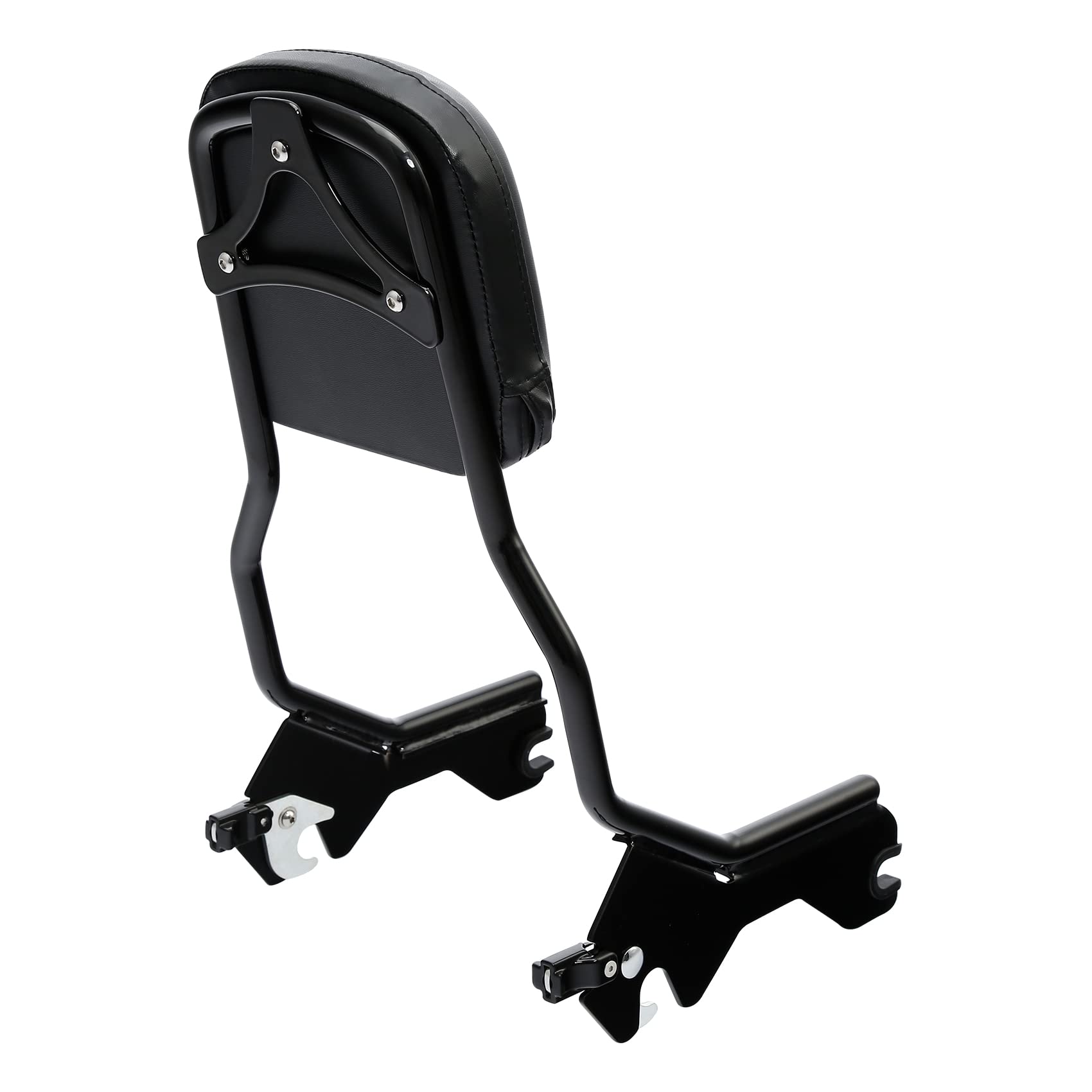 TCT-MOTORPARTS Upright Sissy Bar Backrest for Harley Sport Glide, Low Rider S, FXLR, FXLRS, FLSB (2018-2025) - Comfortable Rear Support for Long Rides & Passenger Safety
