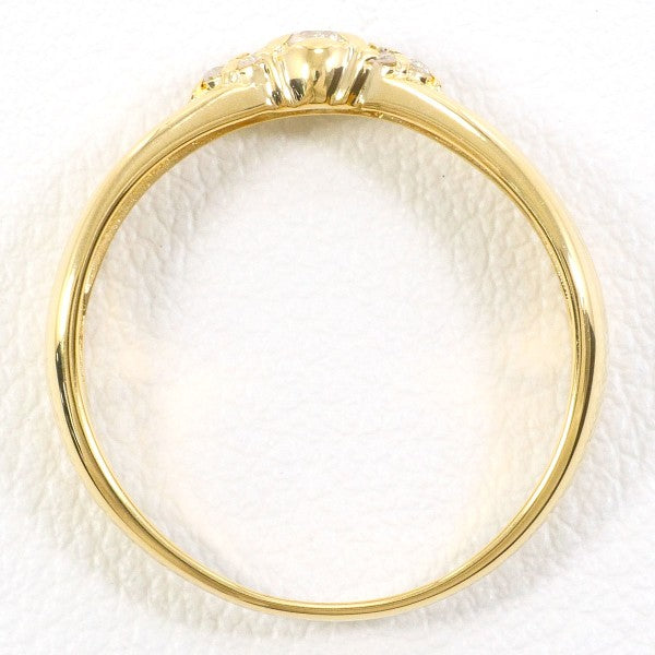 18K Yellow Gold Diamond Ring for Women - Elegant Solitaire Engagement & Wedding Band - Perfect for Proposals, Anniversaries & Special Occasions