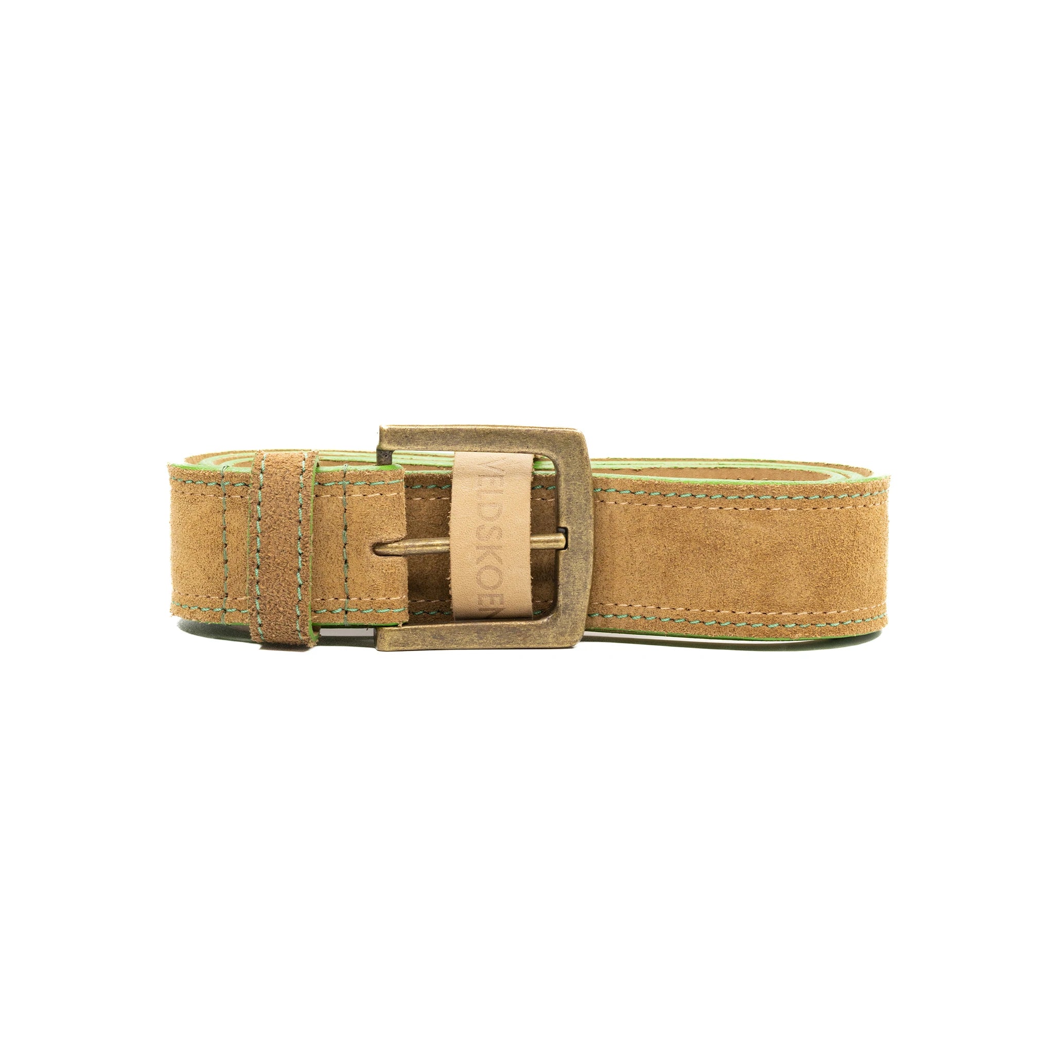 40mm Lowveld Belt with Green Detail - Durable Outdoor Gear for Hiking, Camping & Adventure Travel