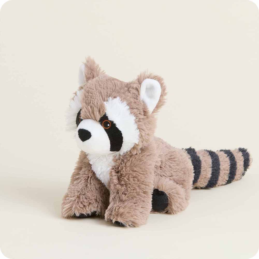 Cozy Raccoon Plush Warmies Junior - Soft Microwaveable Heating Pad for Kids & Adults - Perfect for Relaxation, Stress Relief & Cold Weather Comfort