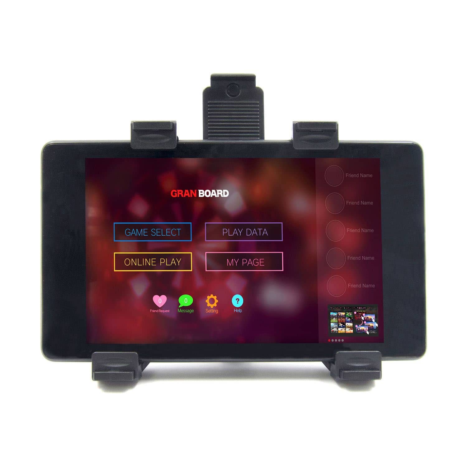GranBoard Tablet Holder - Adjustable Stand for 7-12 Inch Tablets - Perfect for Gaming, Reading, and Video Calls - Home & Office Use