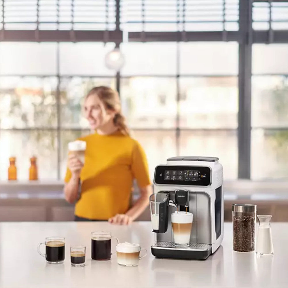 Refurbished PHILIPS EP2230 LatteGO Fully Automatic Espresso Machine with Manufacturer Warranty - Perfect for Home, Office & Coffee Shop Use