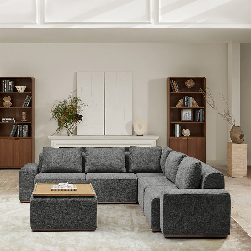 Premium Terra Cloud Sofa with Built-in Table - Modern Comfort for Living Room, Lounge & Outdoor Relaxation