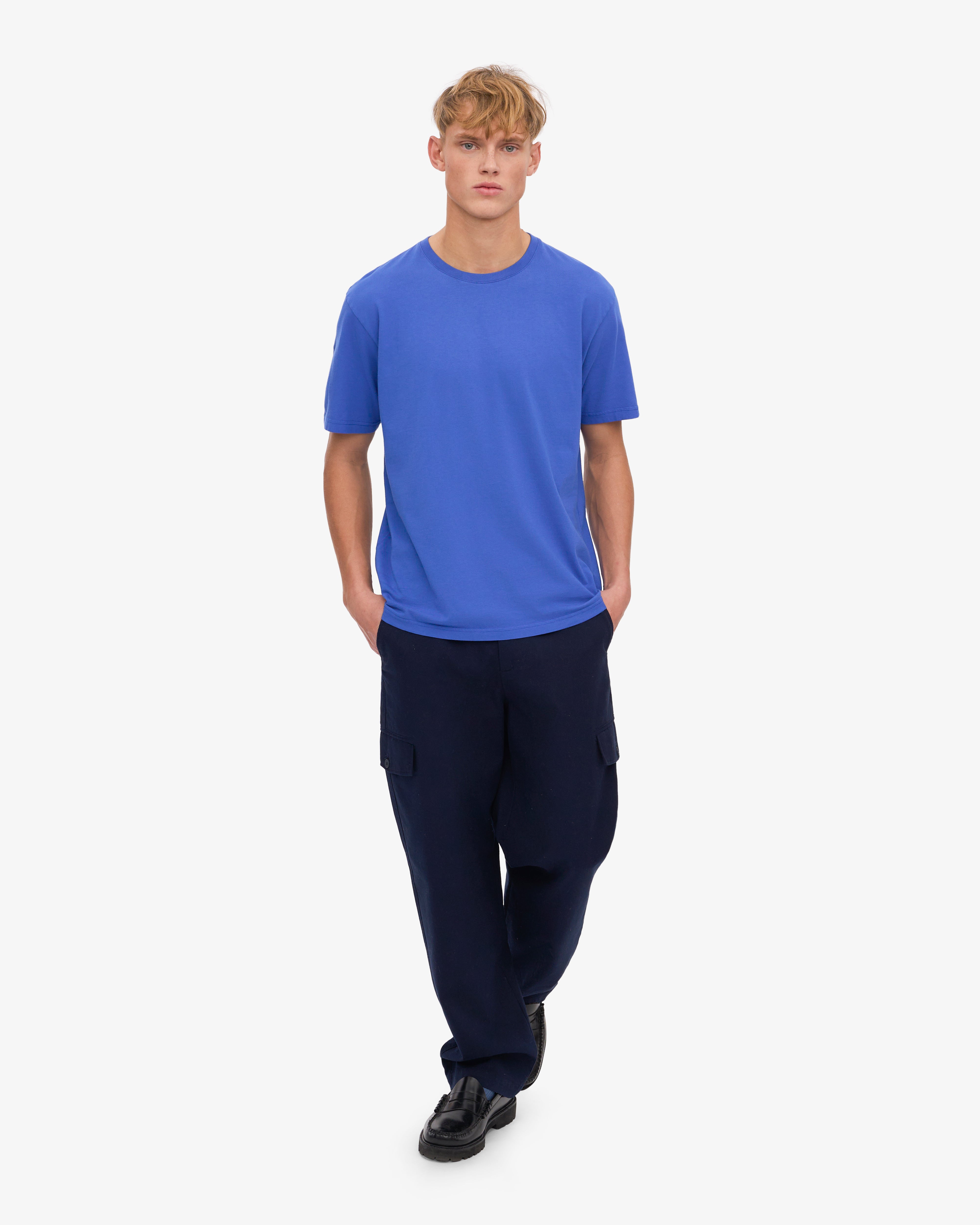 Classic Organic Cotton T-Shirt for Men & Women | Sapphire Blue | Eco-Friendly Casual Wear for Everyday Comfort
