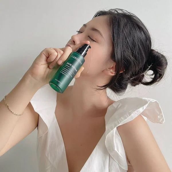 CARYOPHY Skin Repair Serum 50ml - Anti-Aging Facial Treatment with Hyaluronic Acid & Vitamin E - Perfect for Dry, Sensitive Skin & Nighttime Skincare Routine