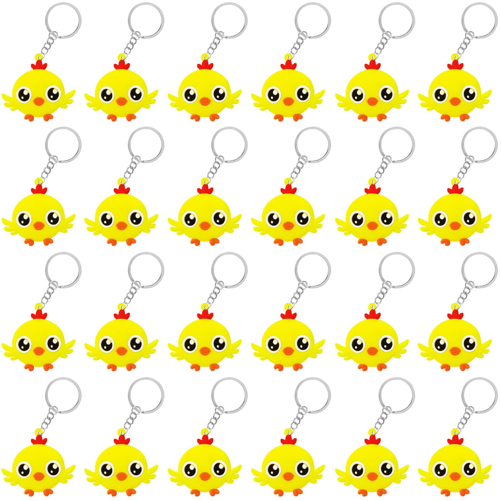 CiciBear 24 Pack Chicken Party Decorations - Farm Animal Barnyard Theme Supplies for Baby Showers, Kids Birthday Parties & School Events | Perfect for Themed Celebrations & Classroom Activities