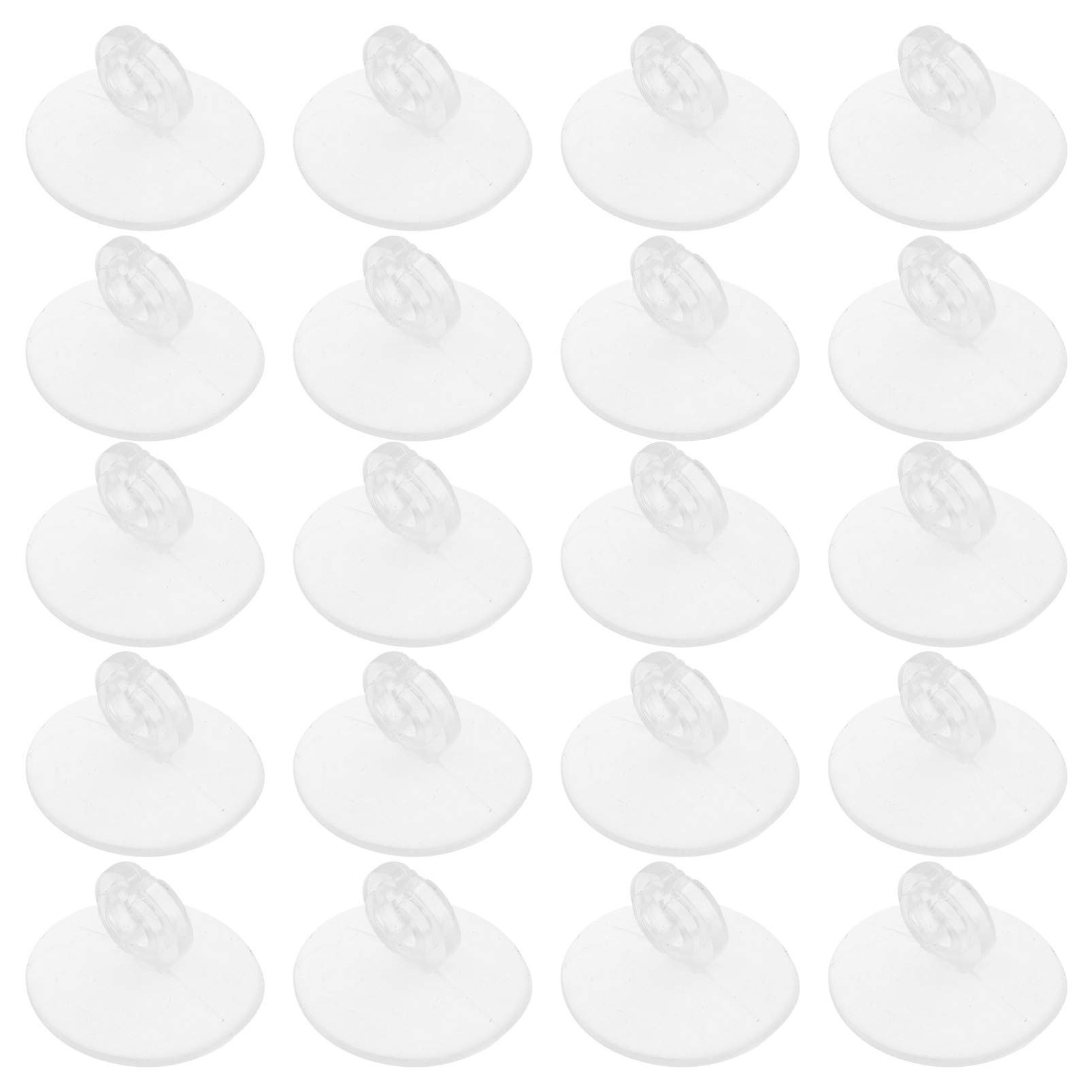 20pcs Aquarium Suction Cup Clips - Fish Tank Airline Tube Holder for Pumps & Filters