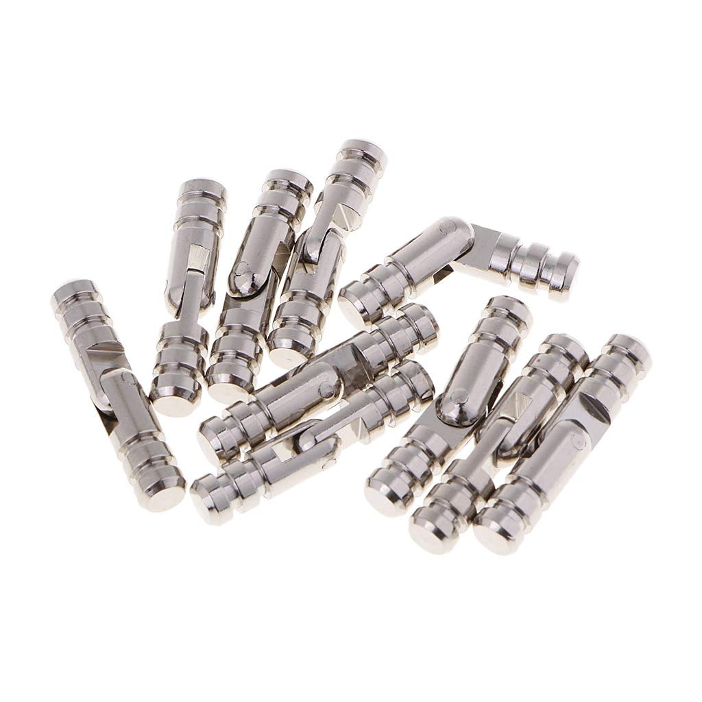 10Pcs Copper Cabinet Hinges - Hidden Invisible Concealed Hinges for Jewelry Box & Gift Box - Perfect for DIY Furniture, Woodworking Projects & Home Decor