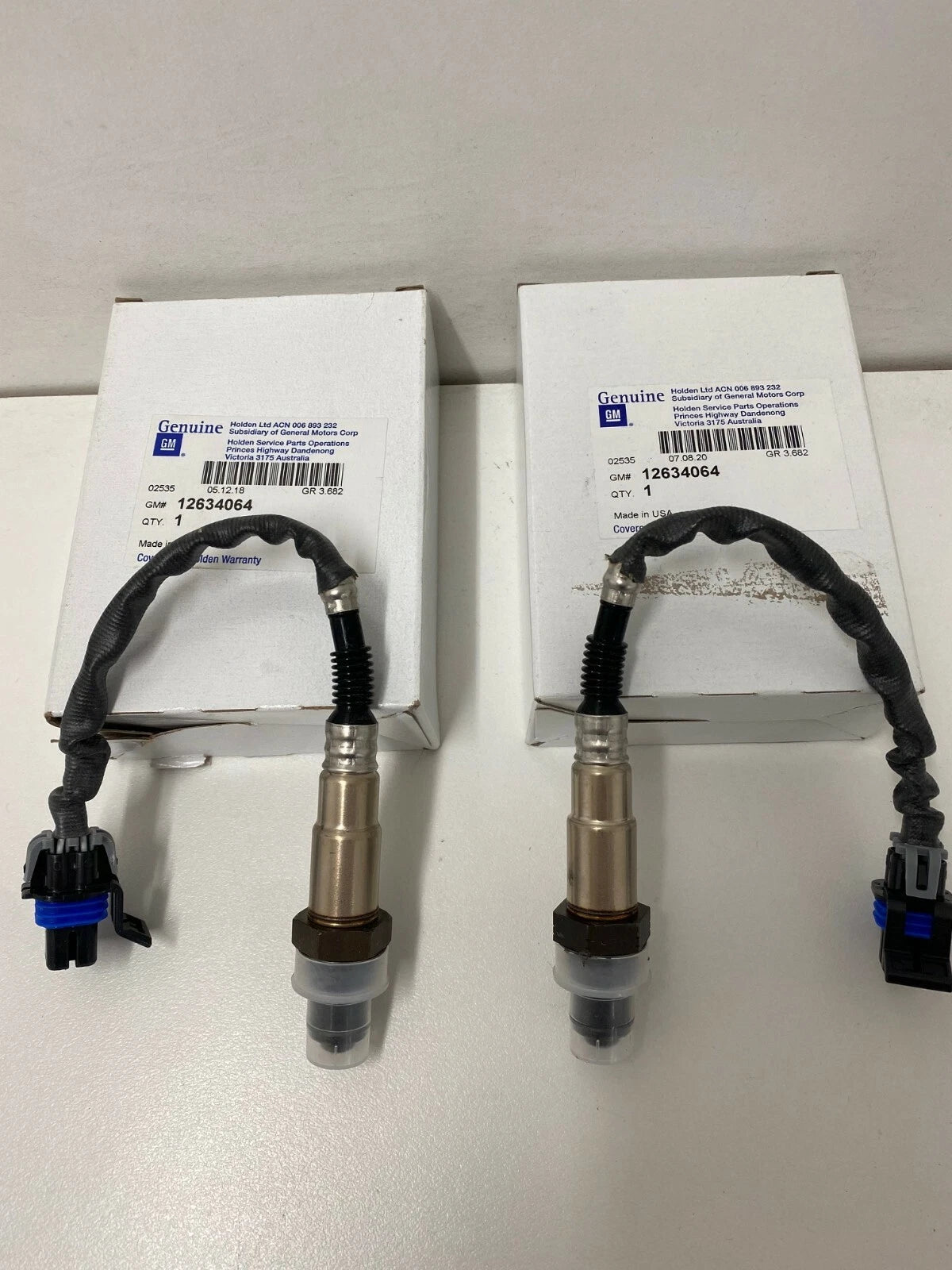 Holden Commodore VE VF LFW LFX LWR Oxygen Sensor Pair - Front & Rear Replacement - Compatible with Holden Commodore VE VF Models - Improve Engine Performance & Fuel Efficiency - Perfect for Daily Driving & Highway Use