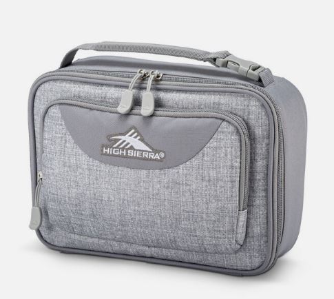 High Sierra Single Compartment Lunch Box - Insulated Cooler Bag for School, Work & Outdoor Activities | Leakproof & Durable Lunch Tote for Kids & Adults