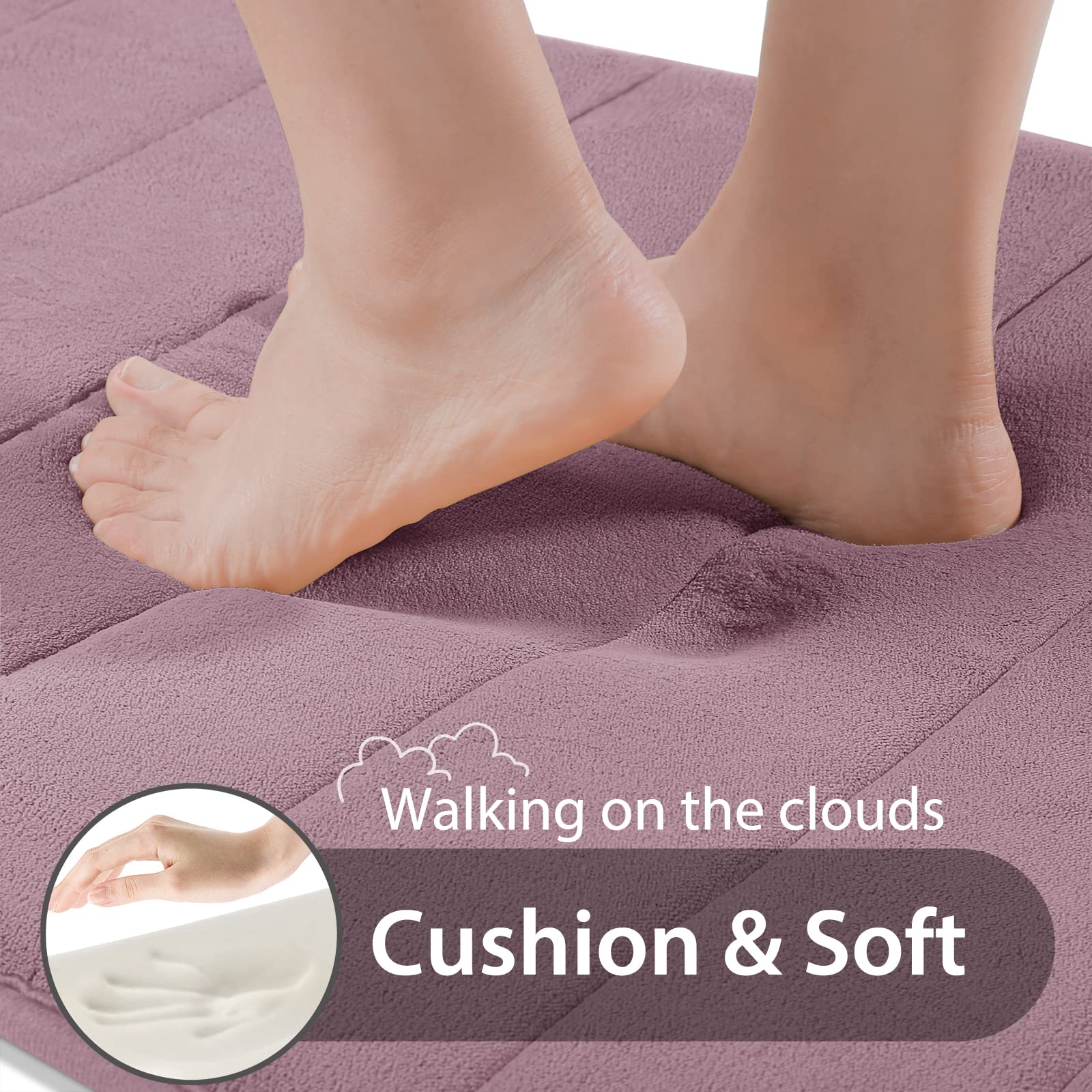 Yimobra Memory Foam Bath Mat Rug - 24
