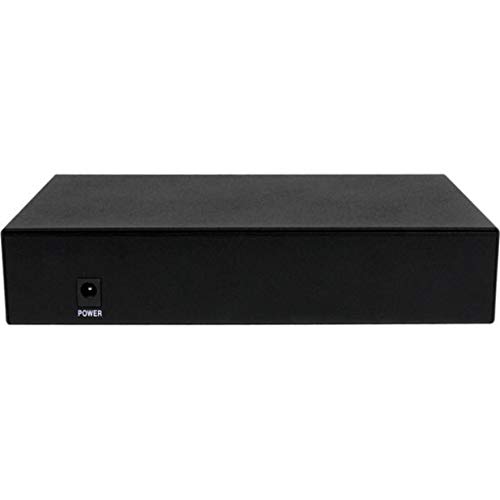 StarTech.com 8-Port Industrial Gigabit PoE+ Switch | 802.3af/at Unmanaged Ethernet Network Switch | Wall Mountable | 120W Power Budget | for IP Cameras, VoIP Phones & Wireless Access Points | Black (IES81000POE)