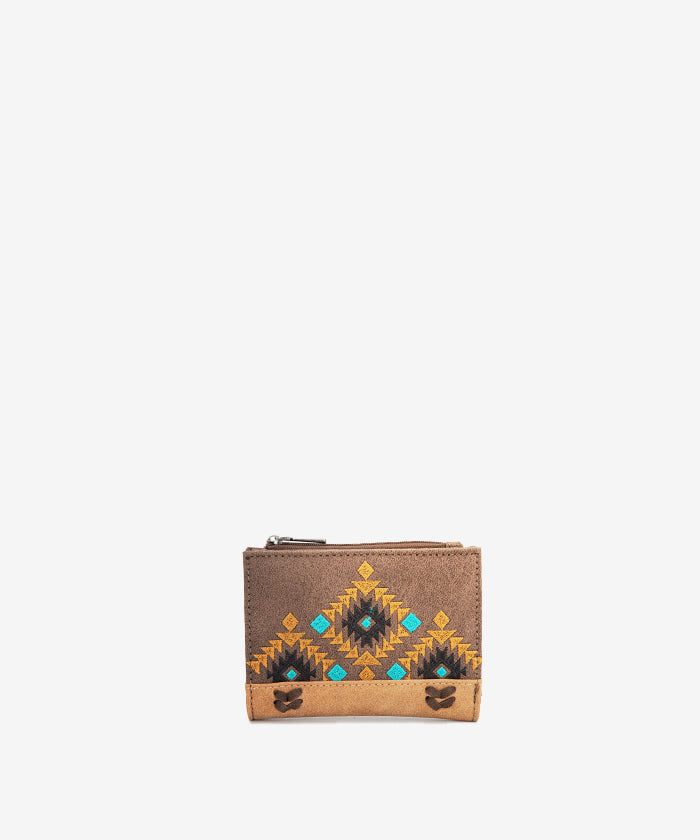 Montana West Aztec Embroidered Tote Bag Set for Women - Stylish Boho Shoulder Bag with Handmade Tribal Patterns - Perfect for Travel, Beach, Shopping & Everyday Use