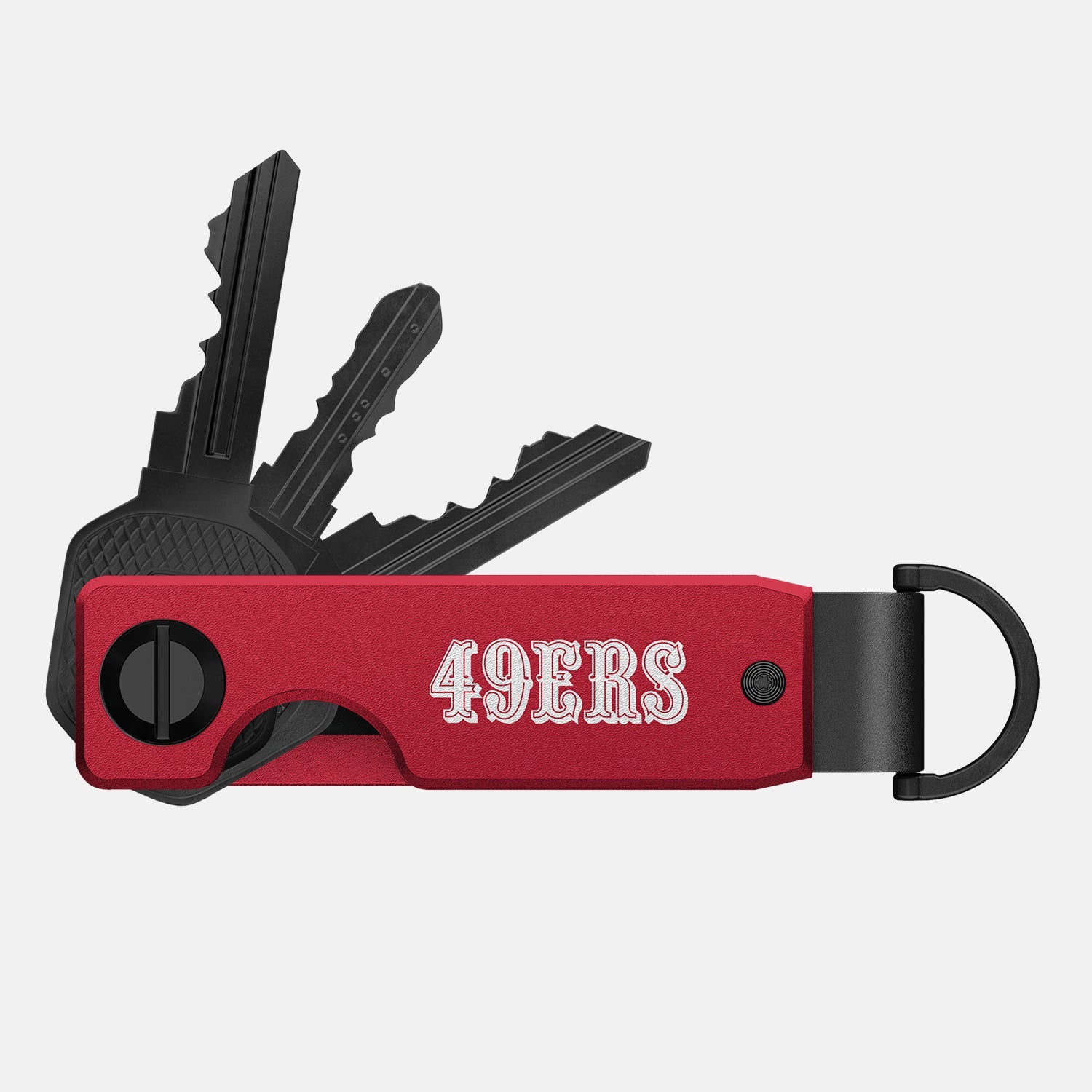 Ridge KeyCase for San Francisco 49ers - Slim RFID Blocking Wallet with Money Clip - Perfect for Football Games, Travel & Everyday Carry