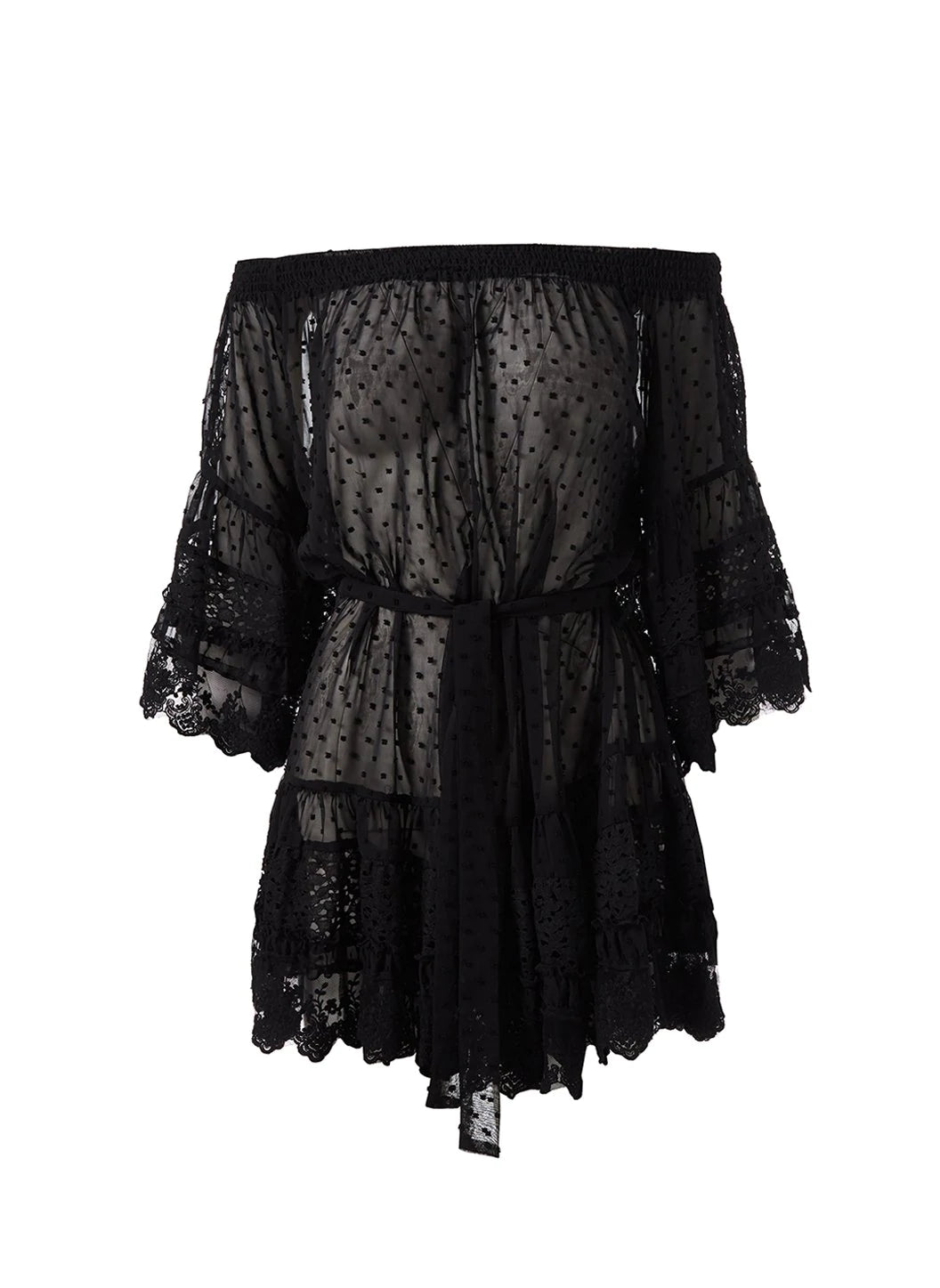 Alice Coverup Dress - Black | Stylish Beachwear for Women | Perfect for Pool, Vacation & Summer Outfits