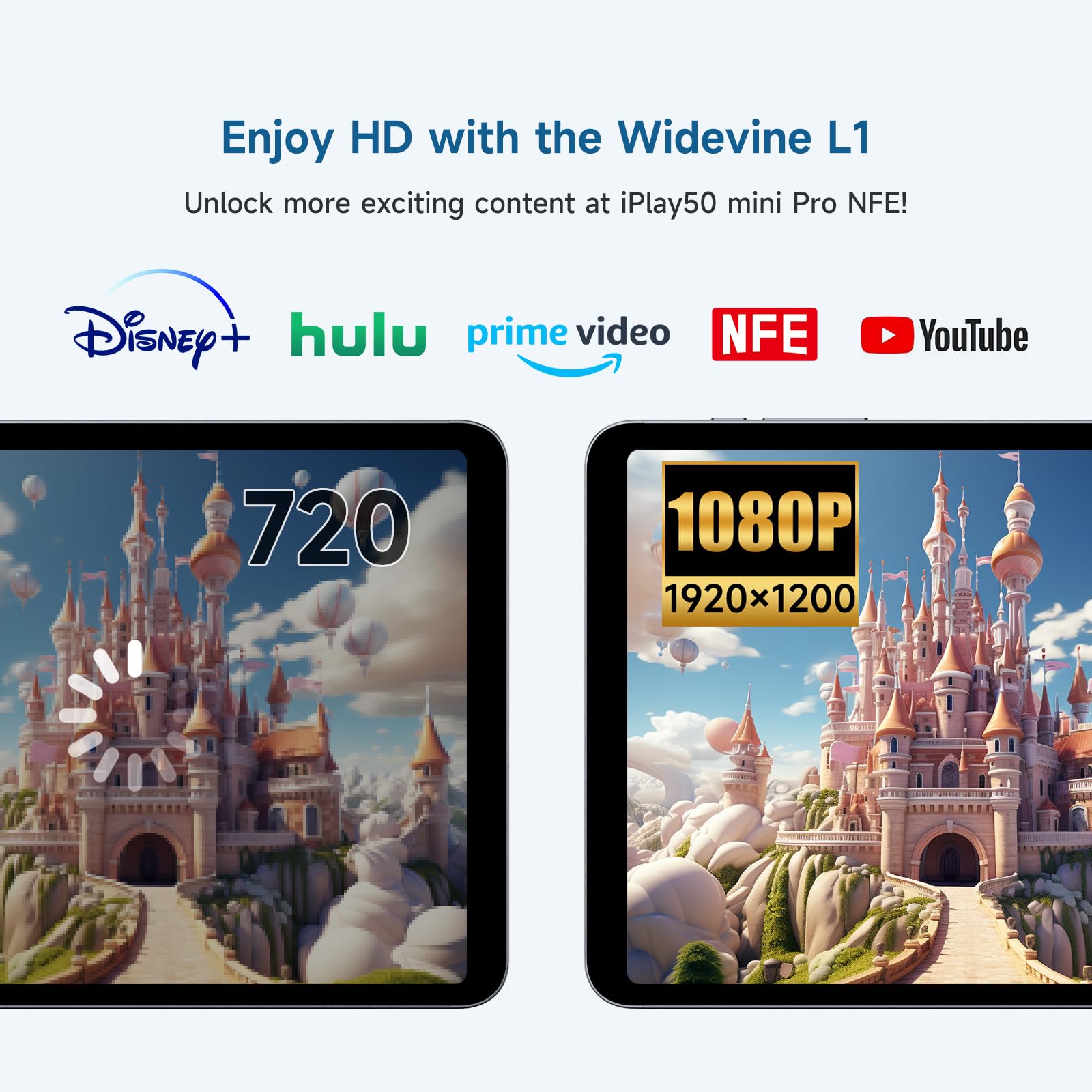 ALLDOCUBE iPlay50 Mini Pro NFE 8.4 Inch Android Tablet - 16GB RAM (8+8), 128GB ROM (Expandable to 512GB), Helio G99 Processor, FHD+ 1920x1200 Display, Widevine L1, Android 13, 5MP/13MP Cameras, 4G LTE, GPS, Bluetooth 5.2 - Perfect for Work, Study, and Entertainment On-The-Go