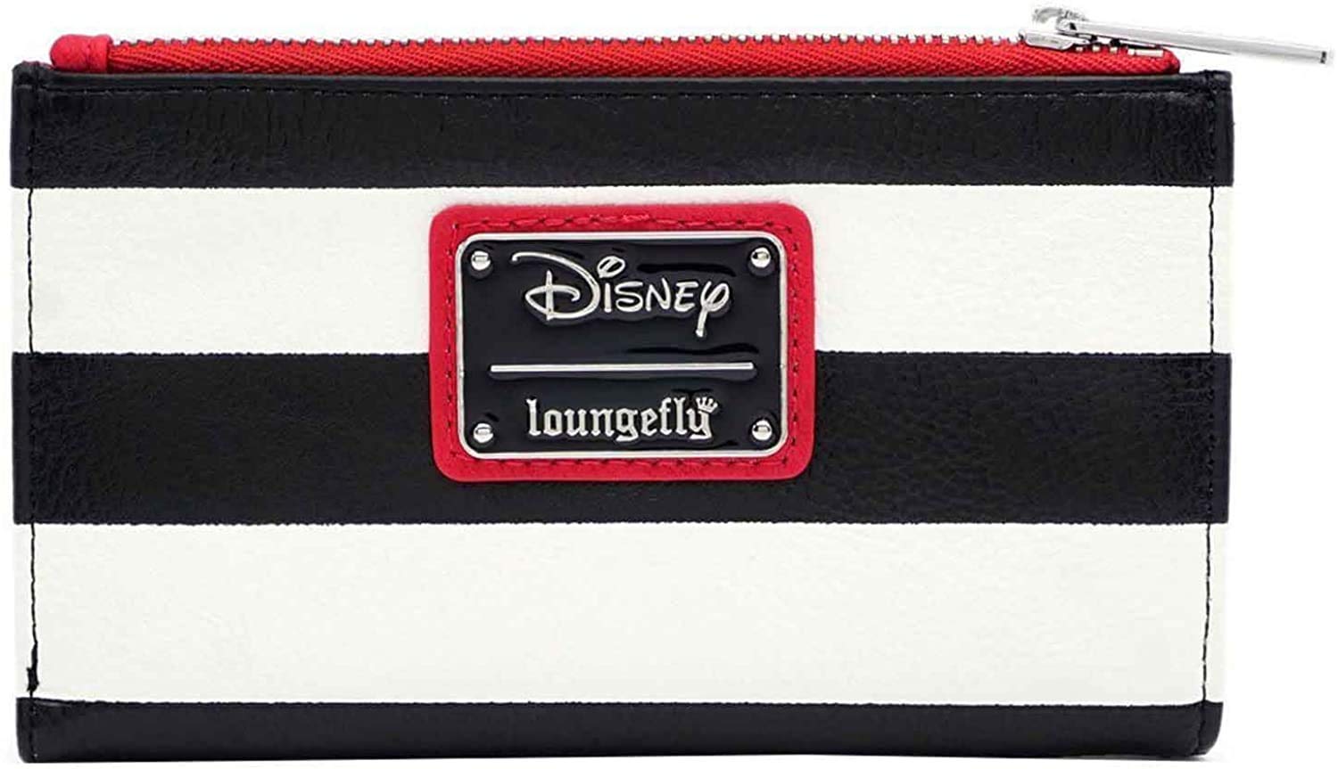Loungefly Disney 101 Dalmatians Striped Faux Leather Wallet for Women - Cute Cartoon Dog Design Crossbody Card Holder - Perfect for Disney Fans, Collectors & Everyday Use