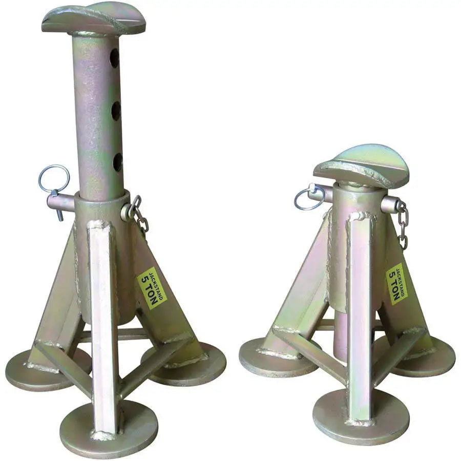 5 Ton Heavy Duty Jack Stands - AME Euro Car Lift Stand for Vehicle Repair & Maintenance - Garage, Auto Shop & Home Use