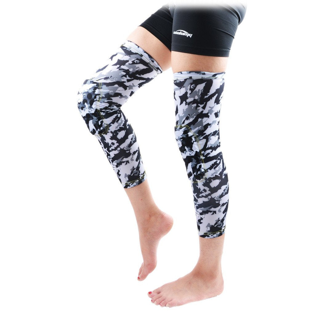Best Knee Sleeves with Padded Support for Running, Weightlifting & CrossFit - Breathable Compression Leg Sleeves for Joint Pain Relief & Workout Protection