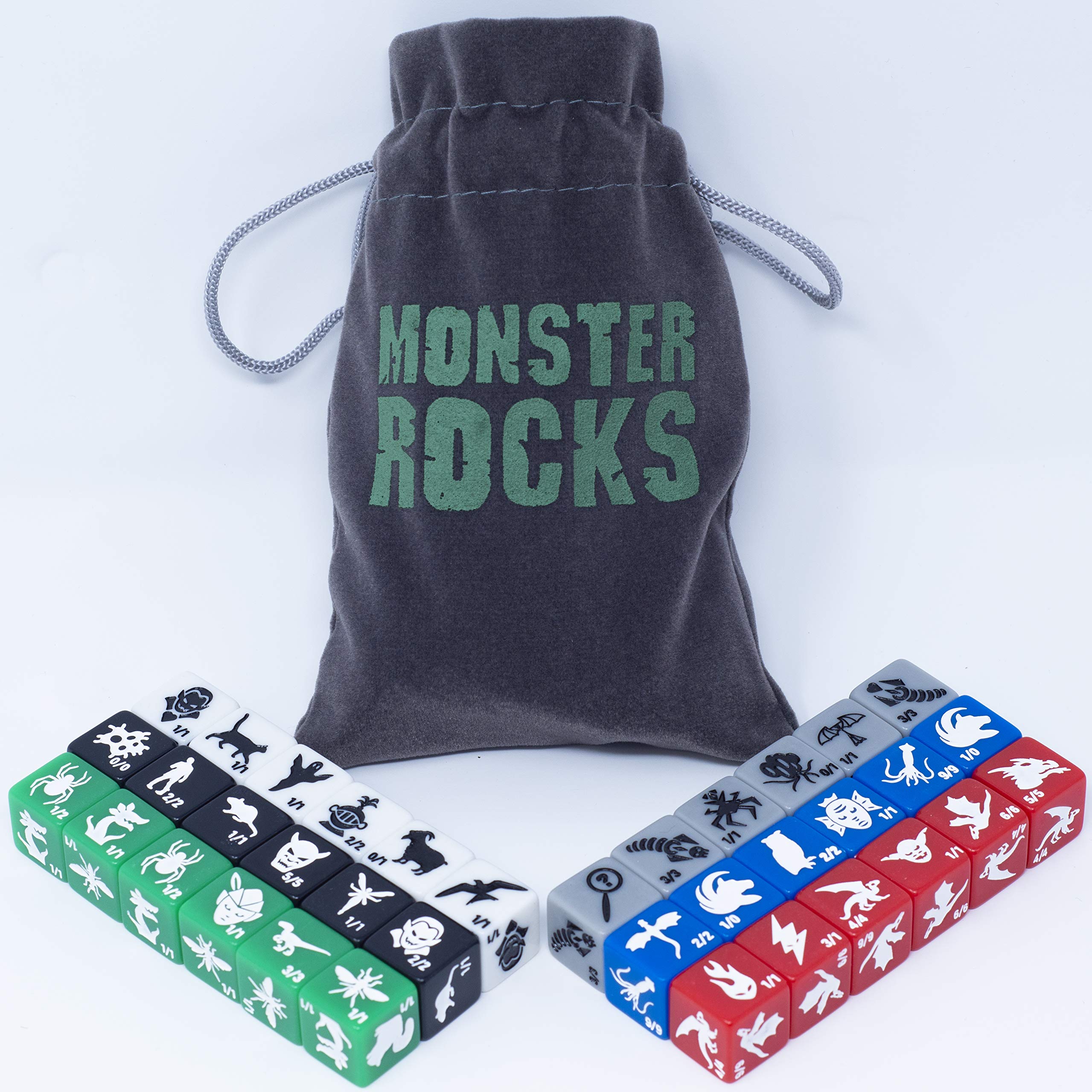36 Token Dice Set - 6X of Each Color for Magic The Gathering, D&D, and Board Games - Perfect for Game Counters, Life Tracking, and RPG Accessories