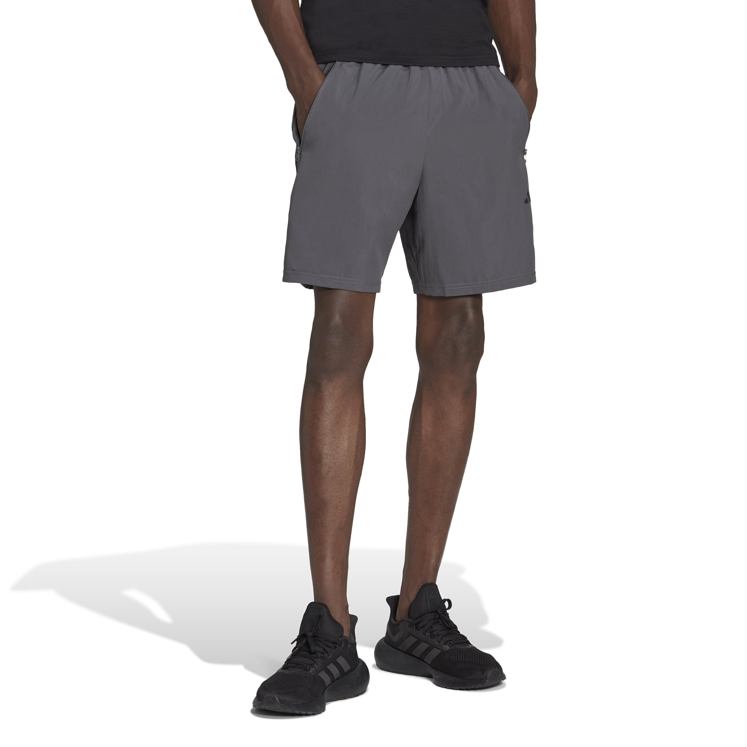Adidas Men's 7-Inch Woven Training Shorts - Lightweight Gym Workout & Running Athletic Shorts for Men - Perfect for Basketball, Jogging, and Fitness Training