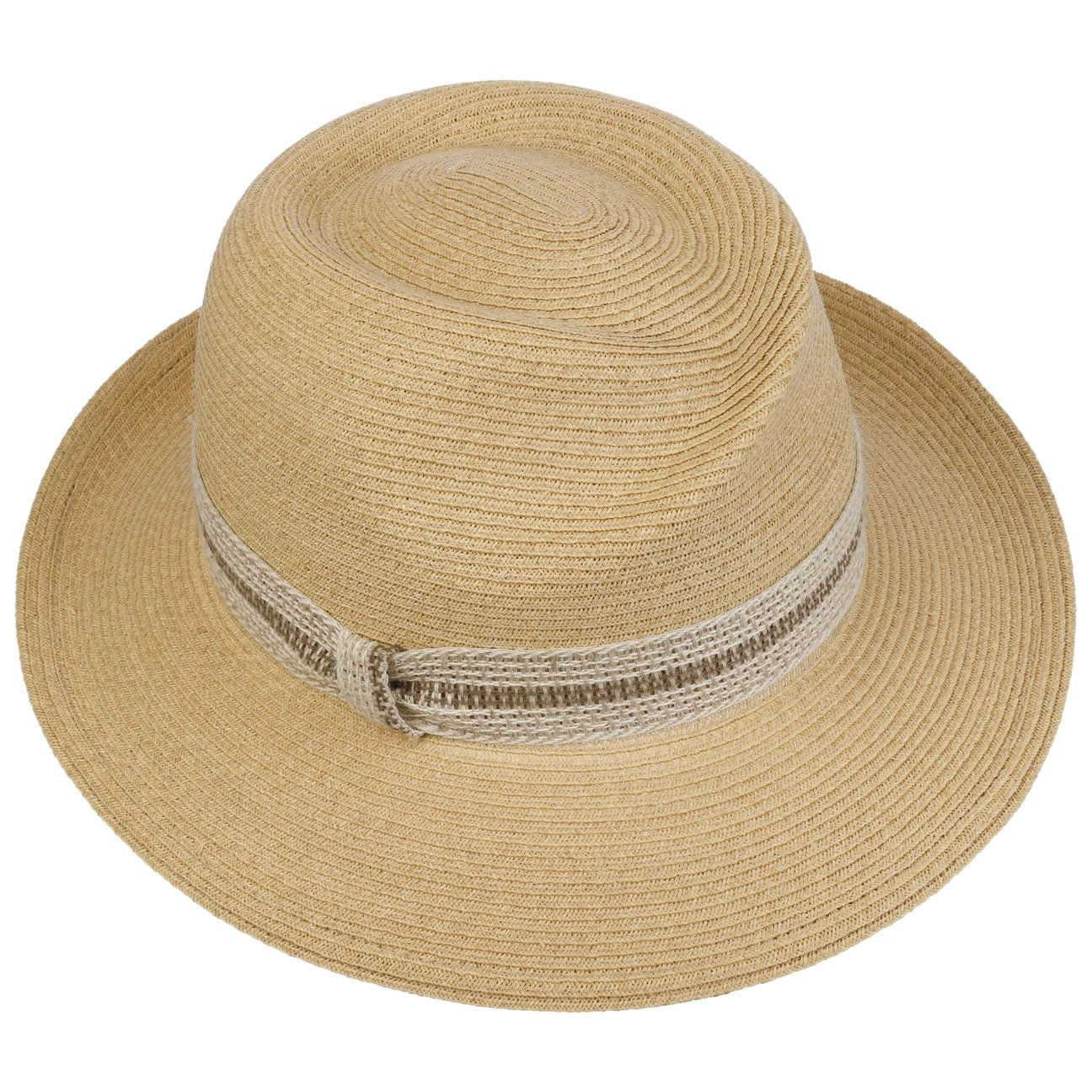 Stylish Simone Raffia Hat by Mayser - Women's Summer Wide Brim Sun Hat for Beach, Vacation & Outdoor Activities