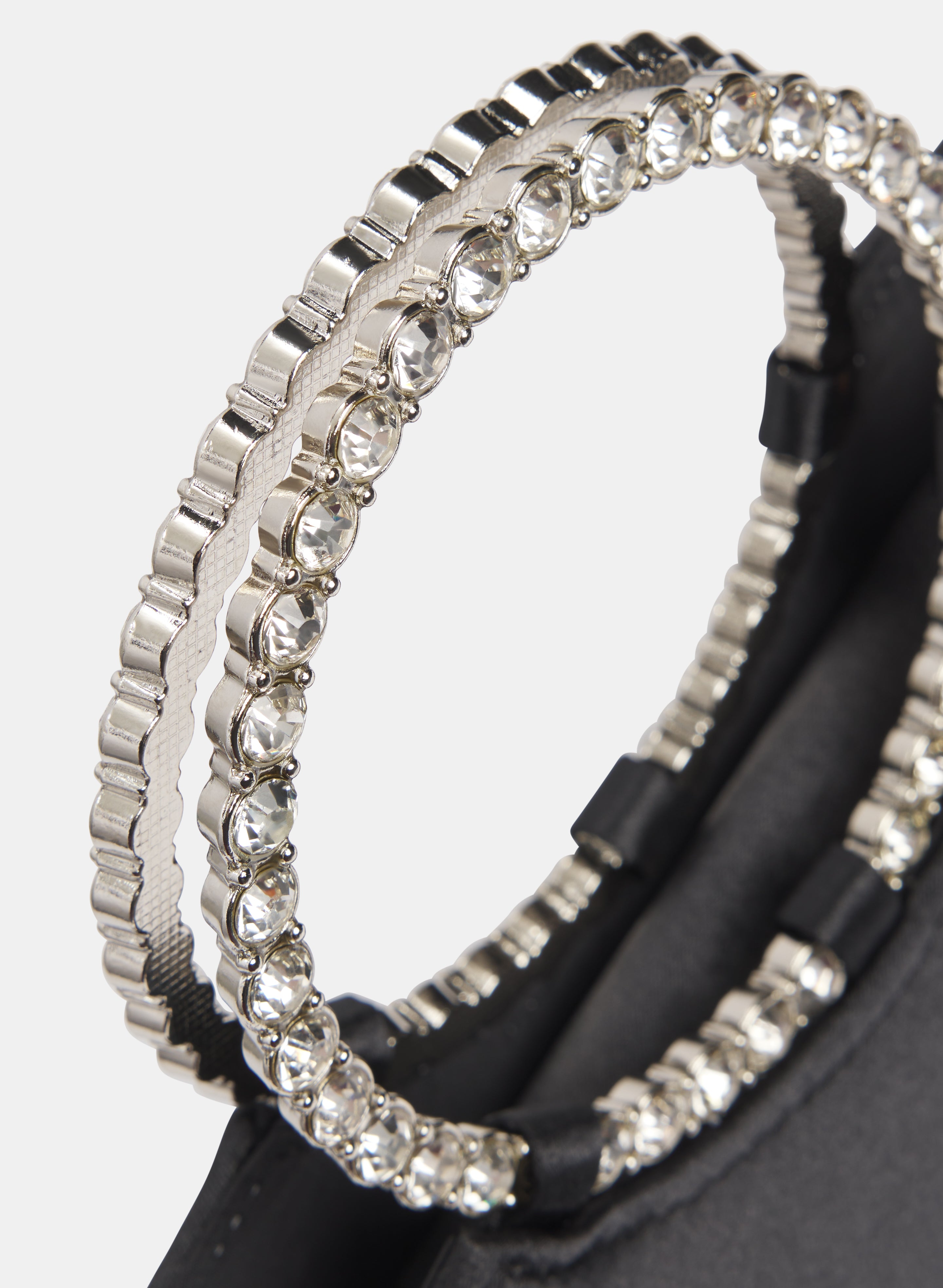 Elegant Crystal Top Handle Clutch Bag for Women - Perfect for Evening Parties, Weddings & Special Occasions