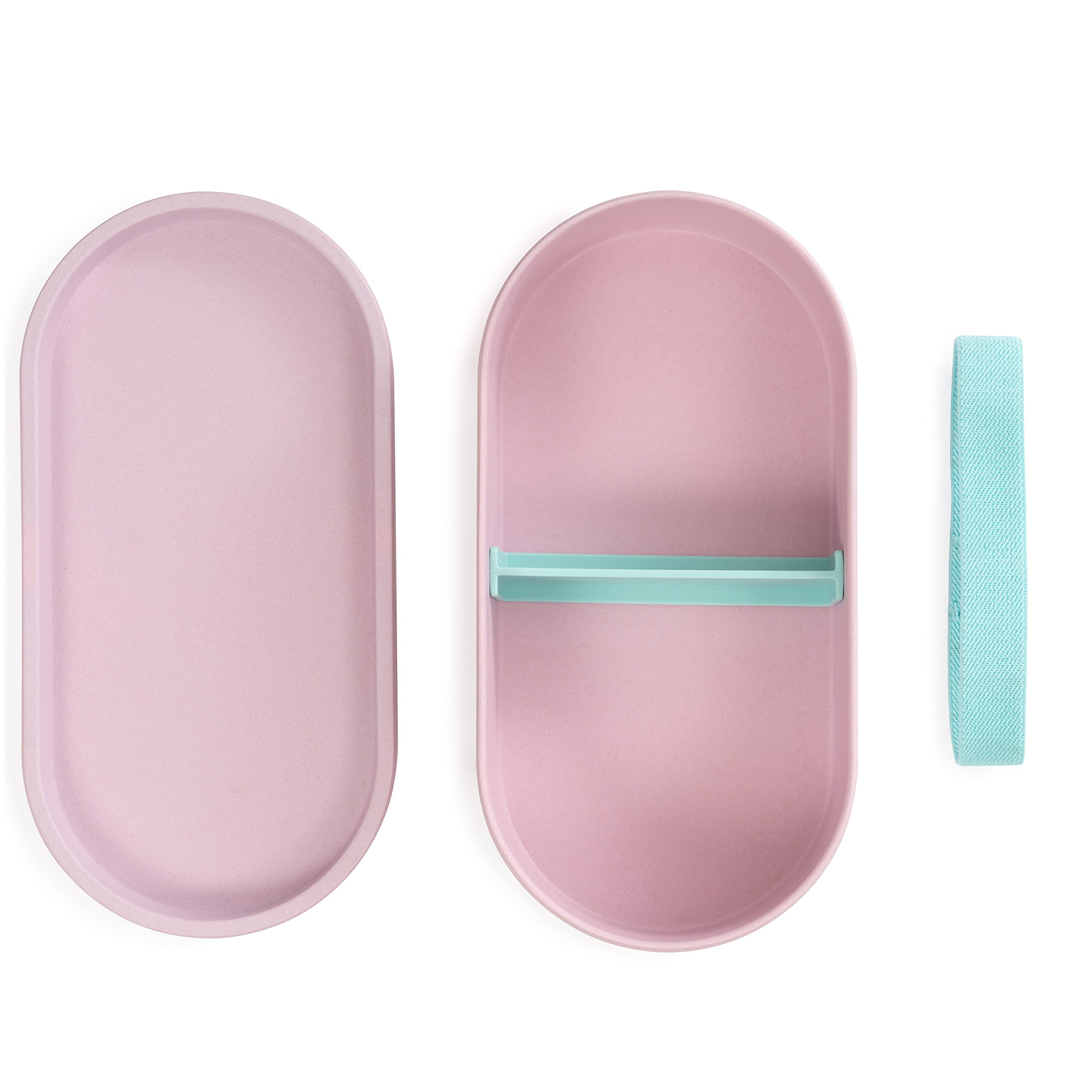 Eco-Friendly BPA-Free Bamboo Bento Lunch Box - Pink | Reusable & Sustainable Food Container for Office, School & Picnic