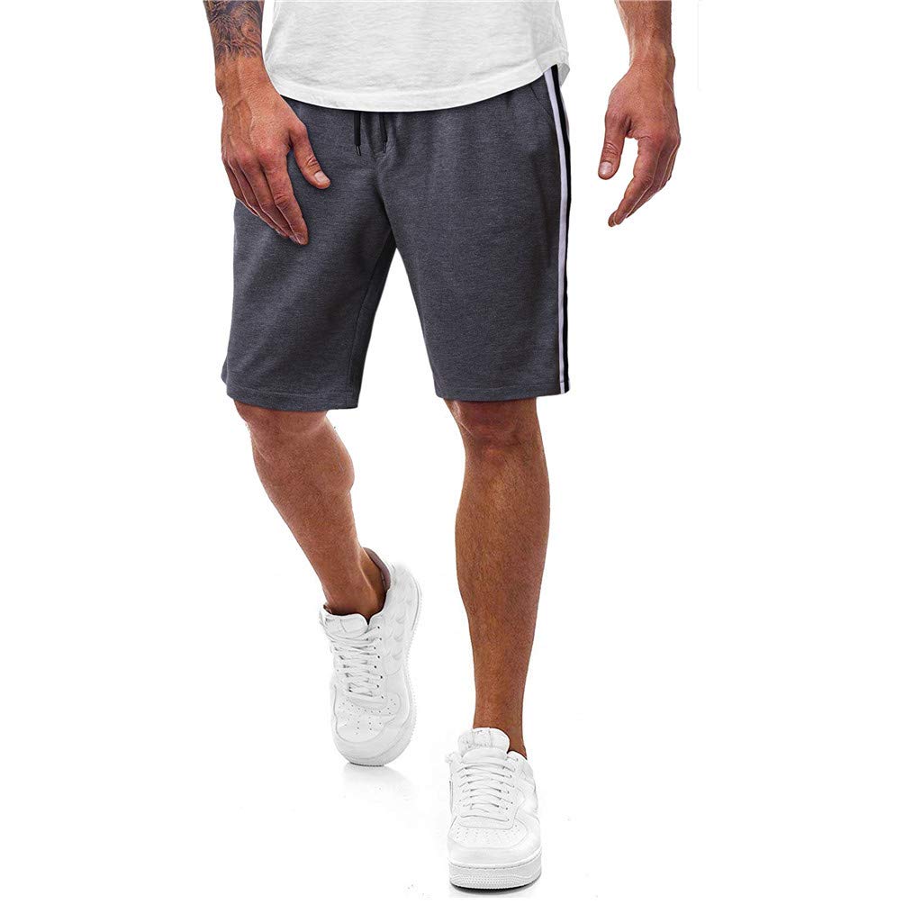 **Men's Sweat Shorts - 2020 Summer Casual Classic Fit Jogger Shorts for Athletic Running & Gym - Above Knee Jersey Pants - Perfect for Workouts, Jogging & Lounge Wear**