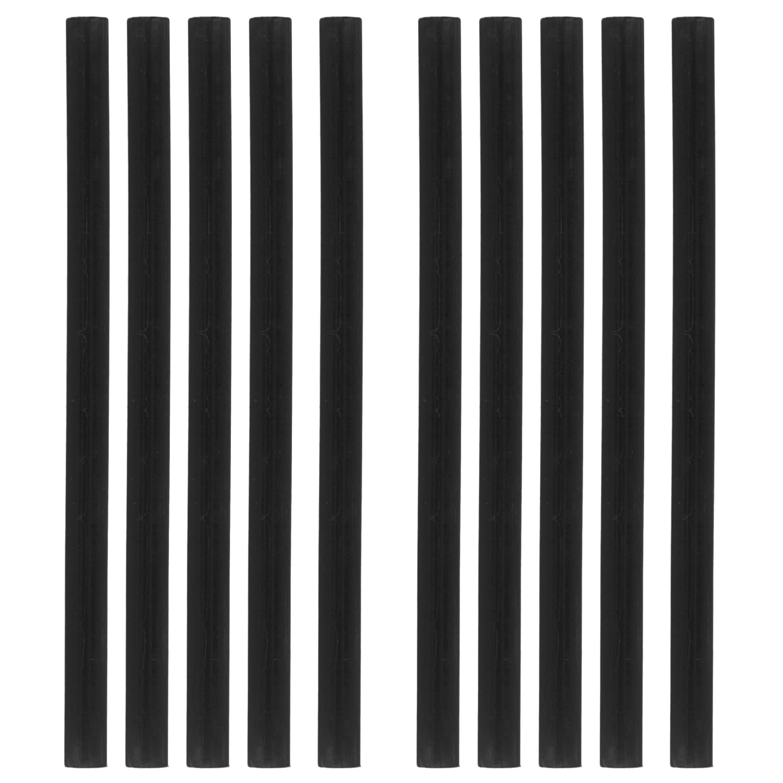 10Pcs Hot Melt Glue Sticks 11x200mm - High Strength Adhesive for Glue Guns (60W+) - Strong Bonding for DIY, Crafts, Home Repairs & Industrial Use - Black Rubberized Glue Sticks for Woodworking, Jewelry Making, Fabric Bonding & Electronics Repair - Perfect for Designers, Maintenance Workers & DIY Enthusiasts - Ideal for Home Projects, School Crafts, and Professional Repairs