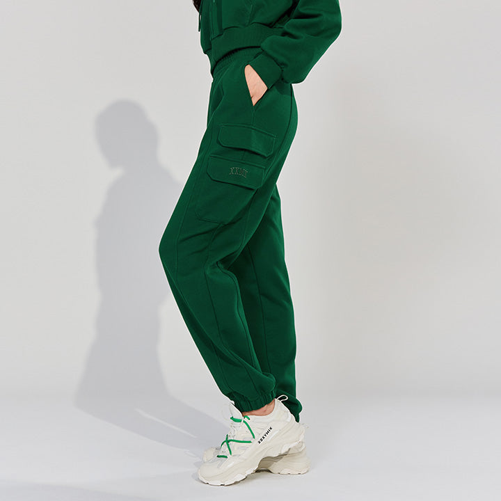 Men's Warm Cotton Cargo Jogger Pants - Comfortable Winter Workout & Casual Lounge Pants for Outdoor Activities