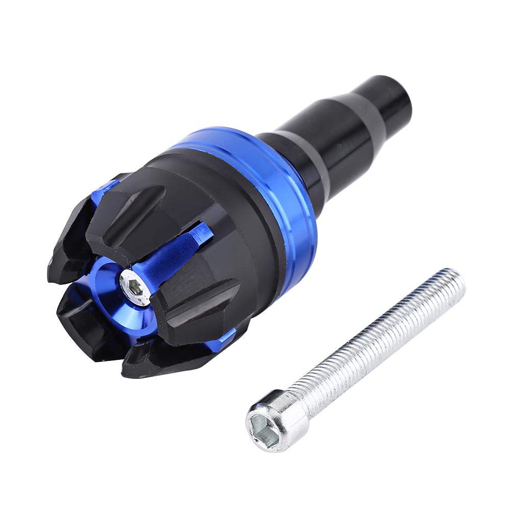 KIMISS Motorcycle Crash Protector - CNC Aluminum Frame Slider for Anti-Crash Protection (Blue) - Perfect for Street & Racing Bikes